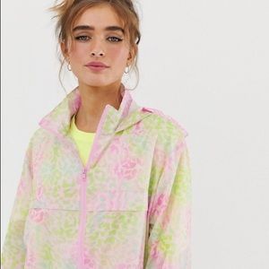 ❤️SOLD❤️🦄ASOS PETITE PASTEL RAIN JACKET🦄